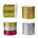 thumbnail image 4 of rollos de cordones elásticos metálicos, cinta elástica, cordón metálico de oropel para manualidades y envoltura de regalos, 1 mm x 20 m/rollo, 4 of 6
