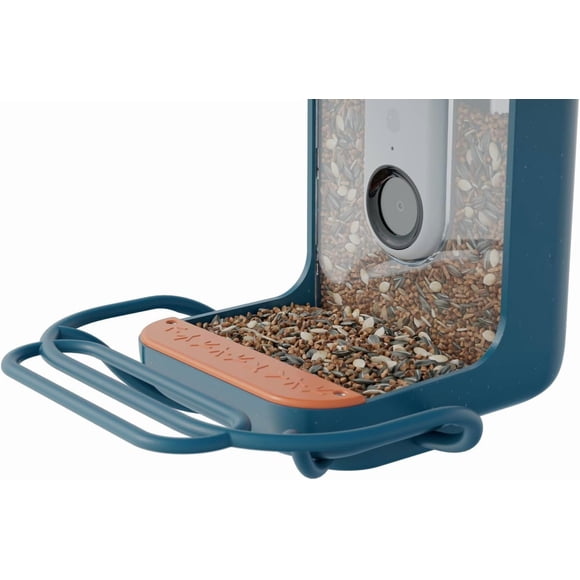 Comedero para pájaros Perch Extender Bird Buddy Blue para exteriores
