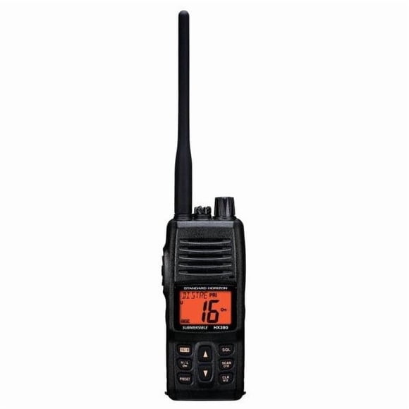 Standard Horizon HX-380 Rádio Portátil VHF Marítimo Flutuante À Prova D'água