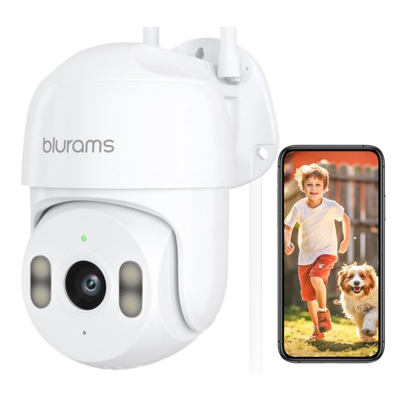 Cámara de seguridad Blurams 2K Outdoor con detección de movimiento