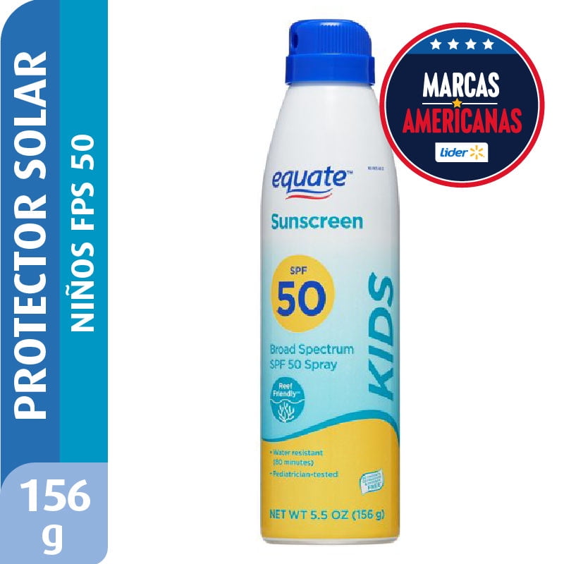 Protector Solar Niños Spray Fps 50 156 g Equate