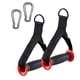 thumbnail image 3 of Accesorios De Agarre Para Gimnasio, Agarres De Banda De Resistencia Para Sistema De Poleas De Trabajo De Fitness, Negro Y Rojo, 3 of 5