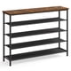 thumbnail image 1 of Estante para zapatos Shelf VASAGLE de 5 niveles, marco de acero, 120 x 30 x 91 cm, 1 of 9