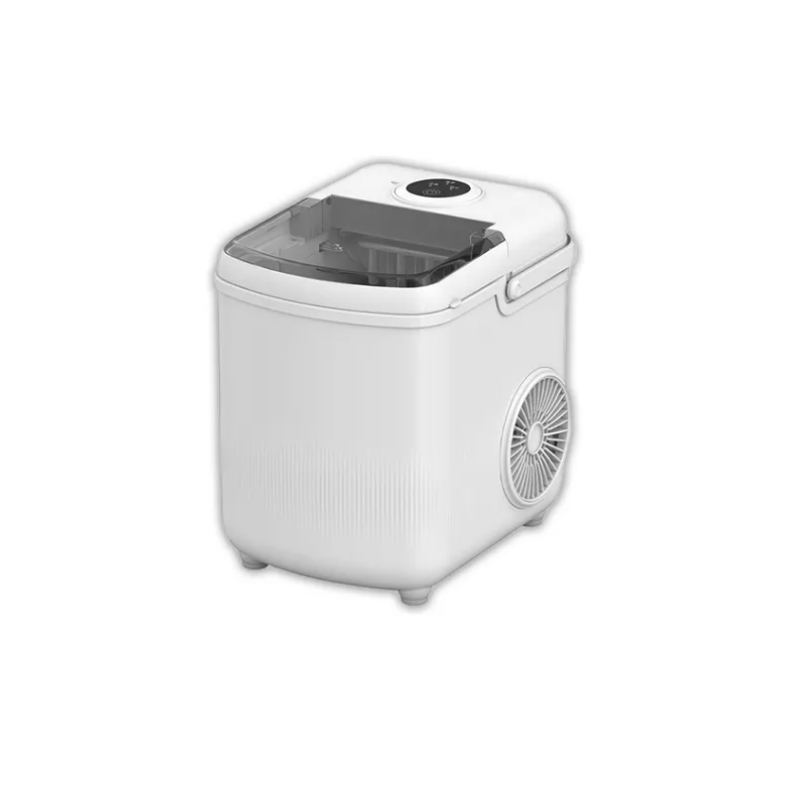 Genérico - Máquina Para Hacer Hielo De Encimera Eléctrica Blanca