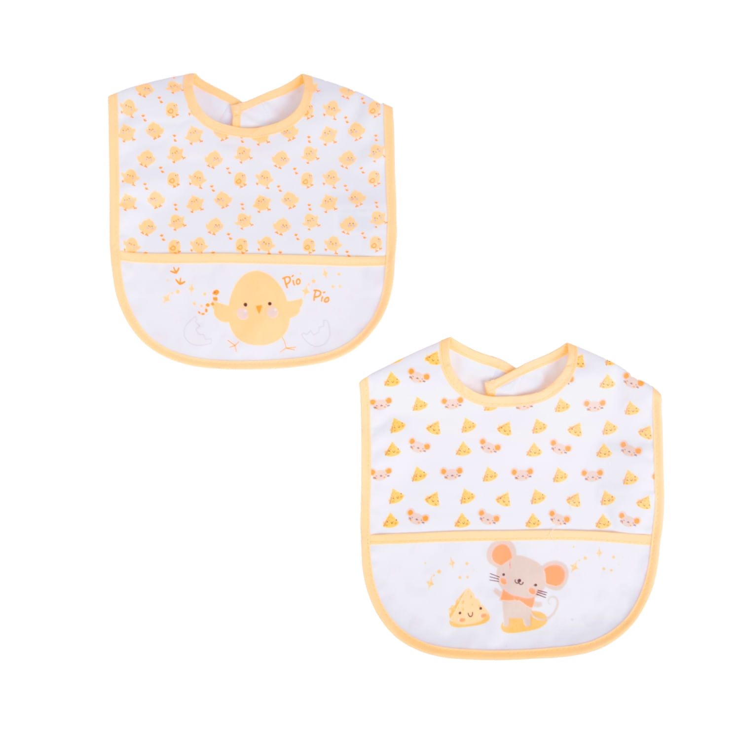 Pillin - Babero Unisex Amarillo