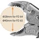 thumbnail image 5 of Alicates de bloqueo ENGINEER 15 cm de liberación rápida 205 g, 5 of 8