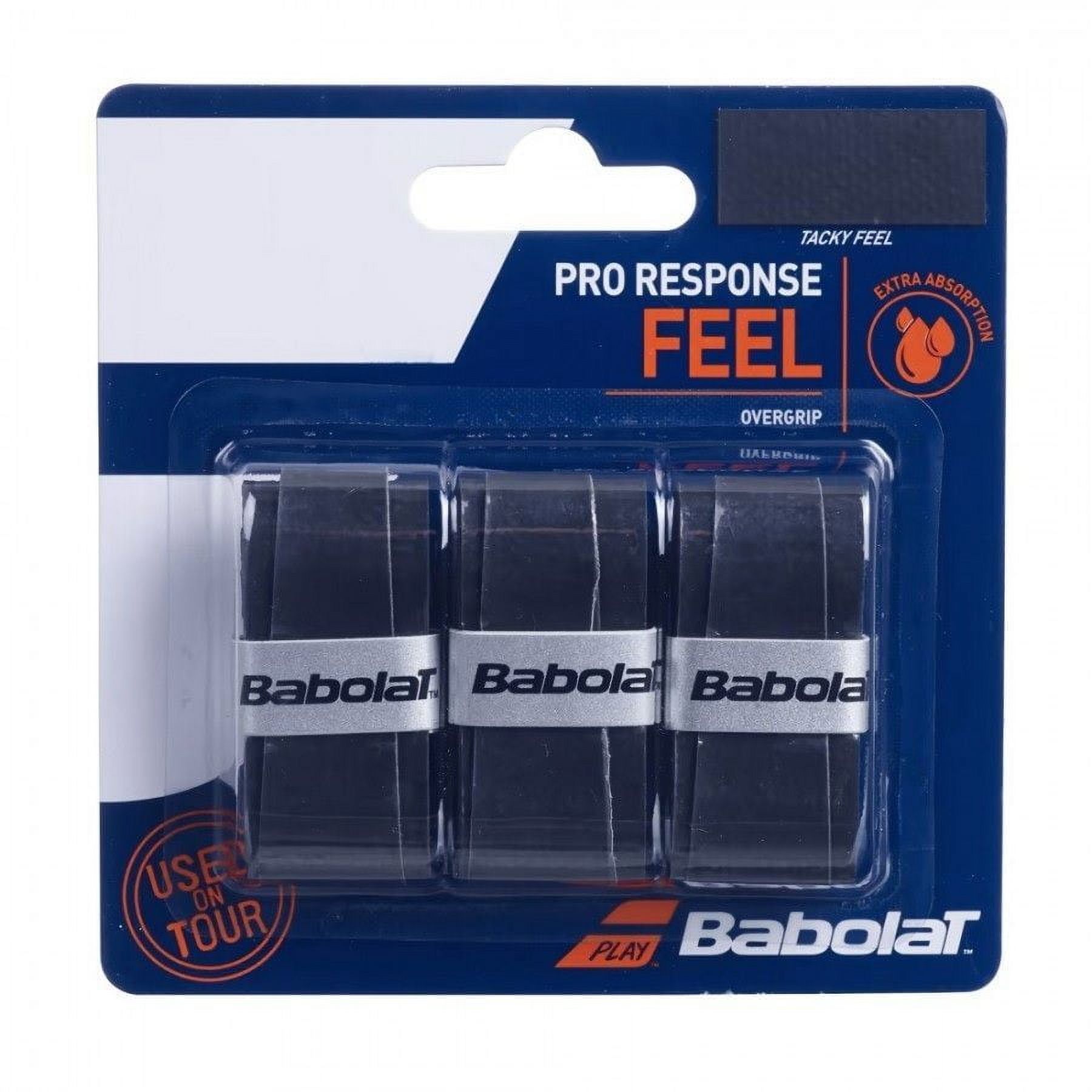 Overgrip Babolat Pro Response Negro X3 Tenis Padel