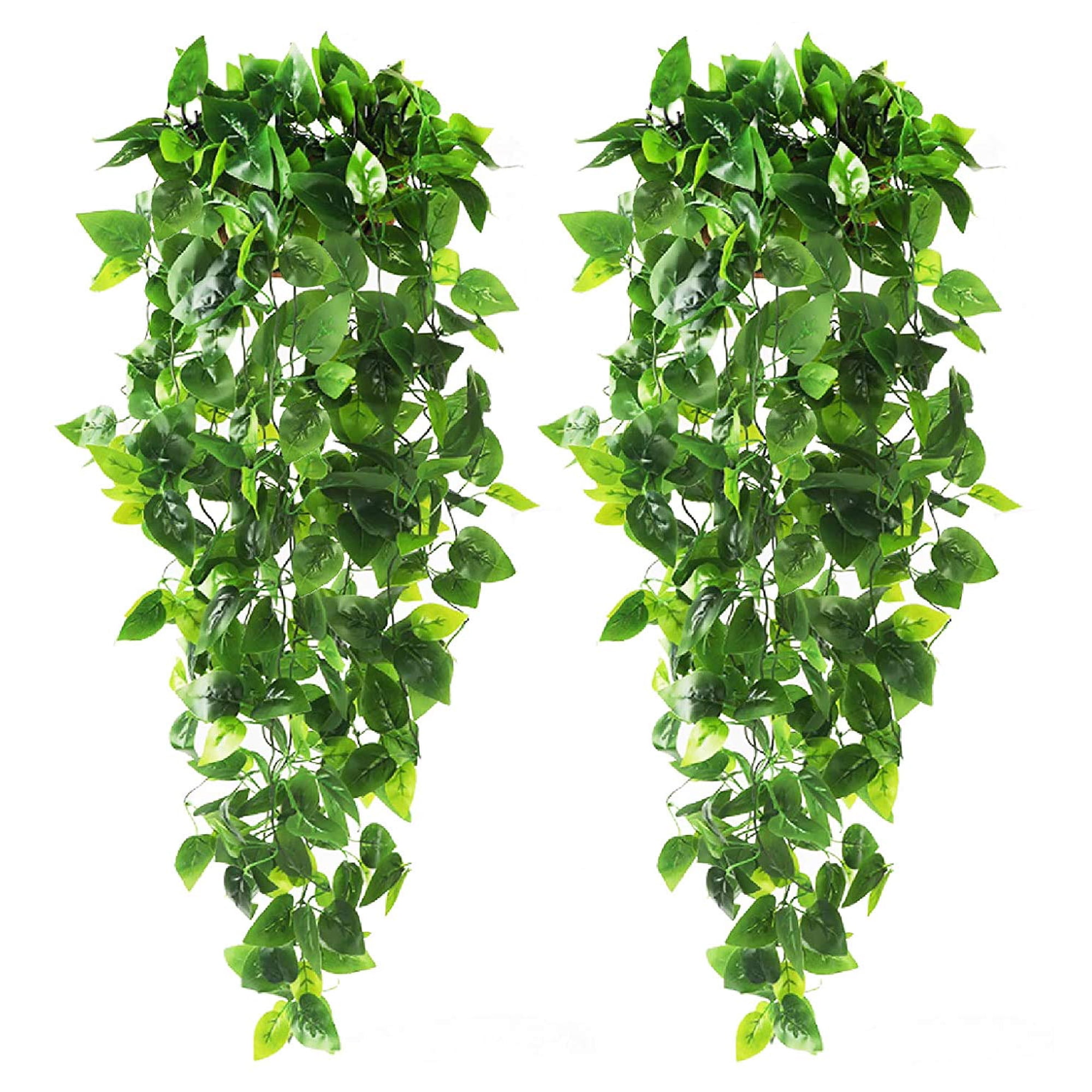 Plantas Colgantes Falsas Cewor, Vid De Hiedra Falsa, 1,1 M, Para Decoración