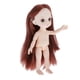thumbnail image 5 of Muñeca Articulada Fiocias BJD 16 cm Cuerpo Desnudo DIY Cabello Liso Marrón, 5 of 5
