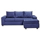 thumbnail image 1 of Sillón Modular 3.1 Kahlo Felpa Azul, 1 of 4