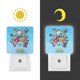 thumbnail image 3 of Harvey Beaks Luz nocturna LED con sensor de anochecer a amanecer para dormitorio, baño, pasillo, escaleras - Lámpara LED nocturna de enchufe, 0.5W - 1 pieza, 3 of 6
