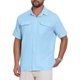 thumbnail image 4 of Camisa de Lino con Bolsillos en el Pecho y Manga Corta para Hombre INSPIRE CHIC L Azul Claro, 4 of 6