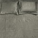 thumbnail image 3 of Quilt Liso Velvet Ibiza Gris Acero 2 Plazas, 3 of 5