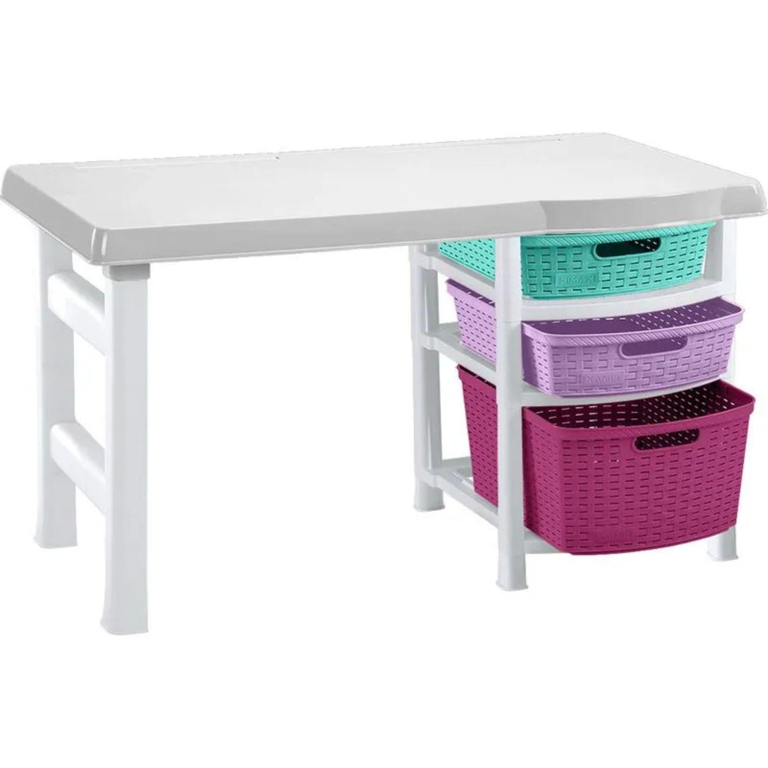 Escritorio Infantil Glamour Niña Rimax Blanco