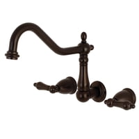 Grifo Romano Para Bañera De Montaje En Pared Kingston Brass Heritage Ks1025Al