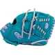 thumbnail image 2 of Guante de béisbol Rawlings 29 cm Turquesa/Plata (mano derecha), 2 of 6