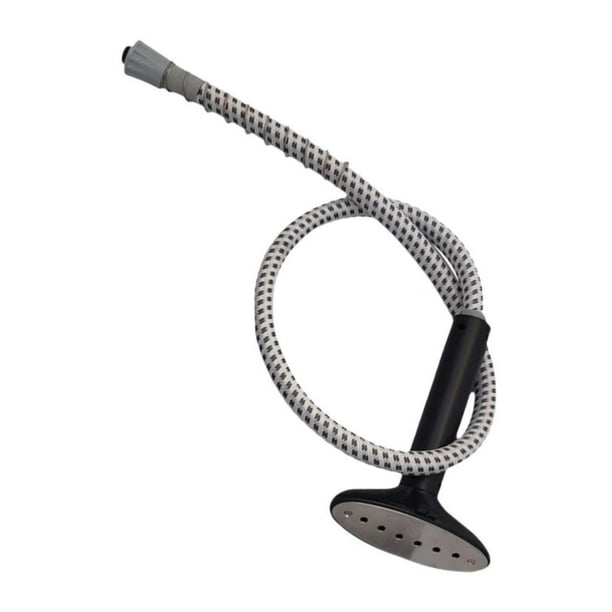 Manguera guía de vaporizador de ropa con piezas de cepillo, cabezal de planchado Universal de tipo roscado, boquilla de antiflexión, herramienta