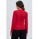 thumbnail image 3 of Polera Mujer Abertura Y Lazo Rojo Oscuro, 3 of 4