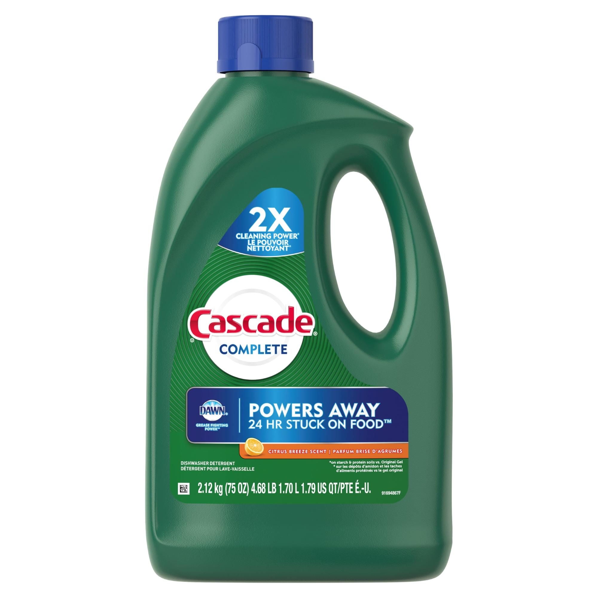 Cascade - Lavavajillas Gel Complete Citrus Breeze Botella