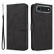 thumbnail image 1 of Funda tipo cartera con tapa para iPhone 17 Air con tarjetero, soporte y cubierta magnética Negro, 1 of 6