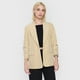 thumbnail image 2 of Blazer Mujer Liso Beige Corona, 2 of 5