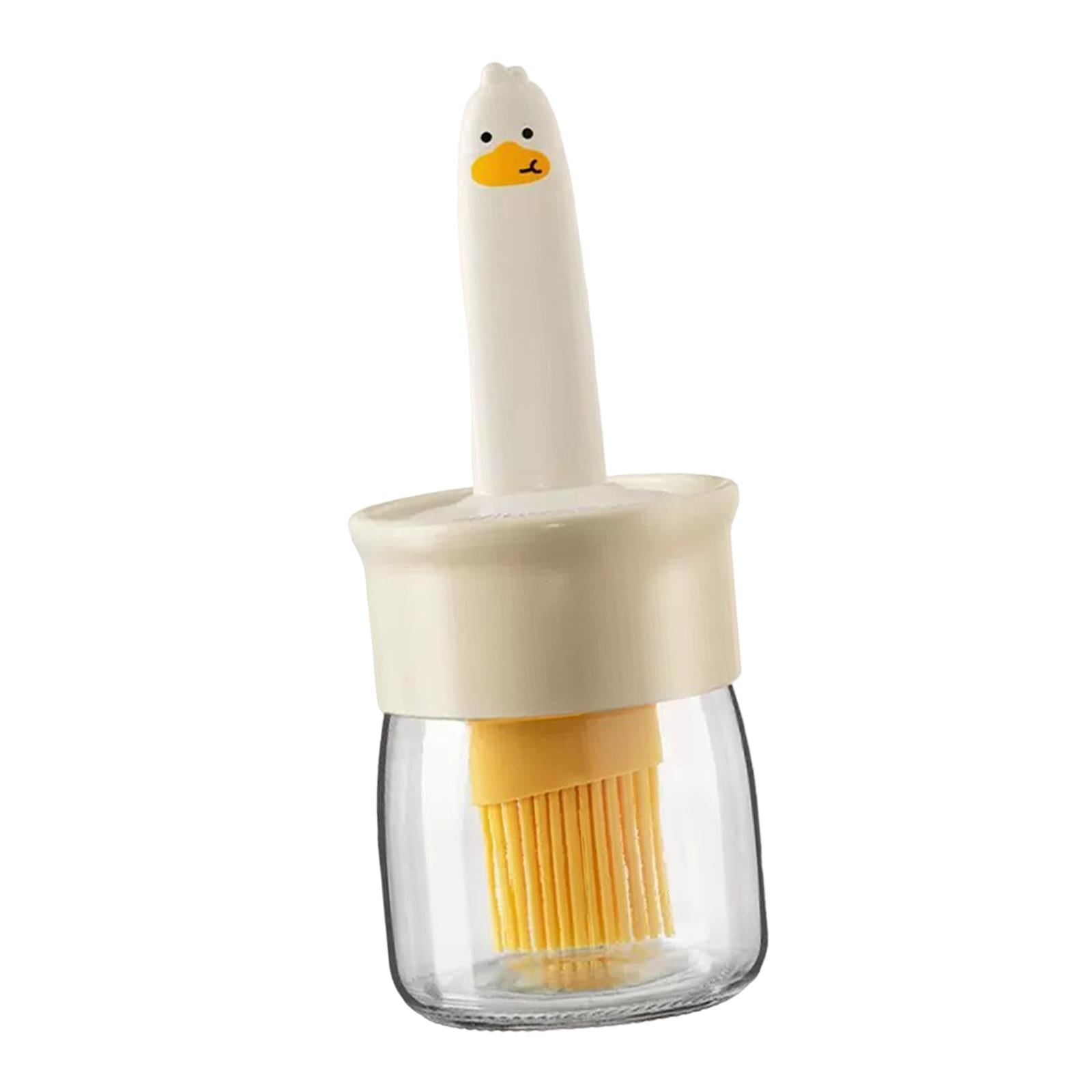 Bothyi - Juego De Cepillos Para Botellas De Aceite De Botella De Cepillo De Silicona Para Adobo, Miel, Mantequilla, Beige