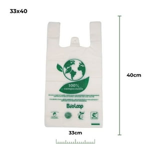 Bioloop - Bolsas De Basura 33X40 500 Unidades