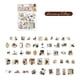 thumbnail image 4 of 400 pegatinas estéticas para scrapbooking vintage, para diarios, papel de scrapbooking y bullet journals., 4 of 6