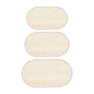 Bothyi - Parte Inferior De La Cesta De Madera Cesta Tejida De Bricolaje Duradera Con Agujeros Moldeador De La Parte Inferior De La Bolsa