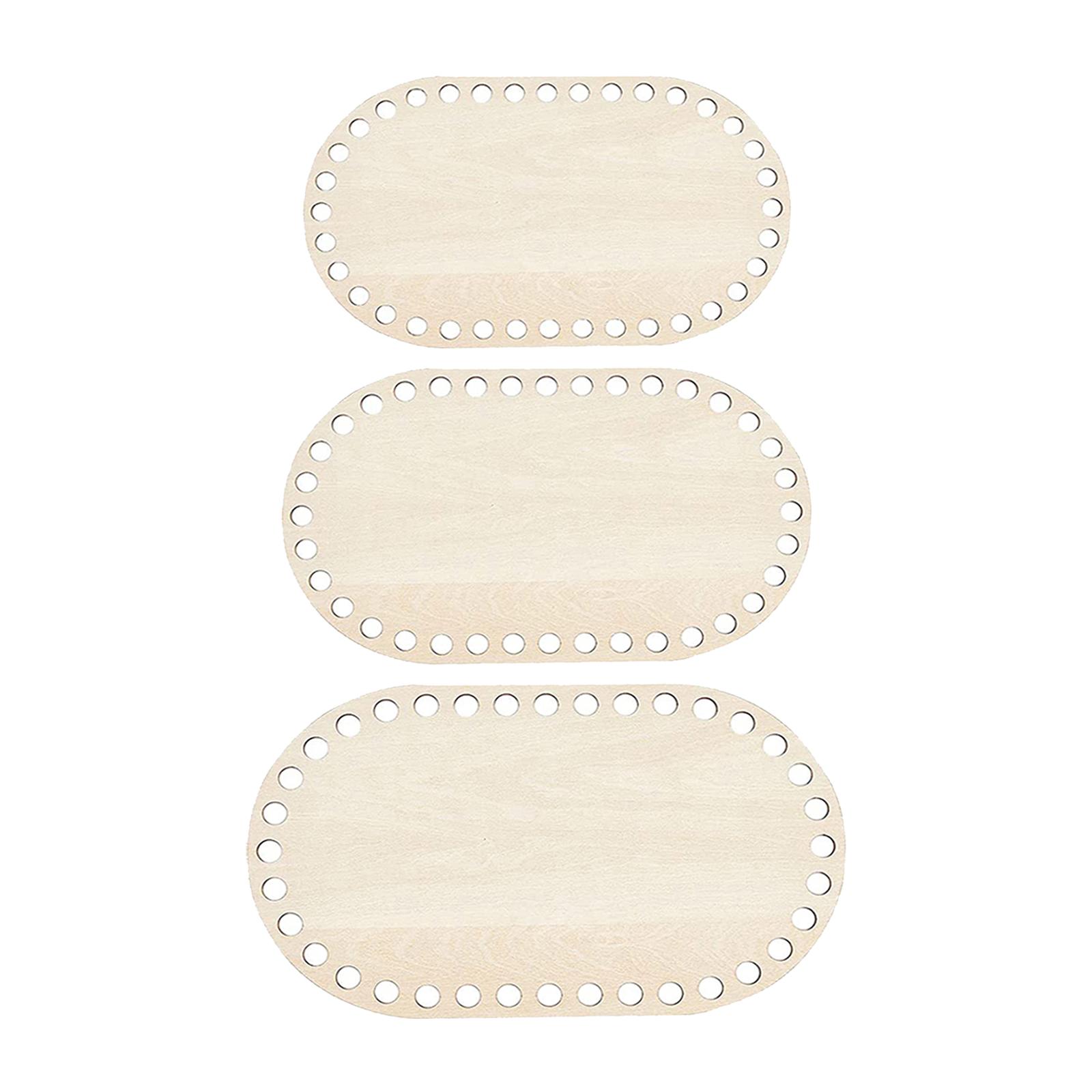 Bothyi - Parte Inferior De La Cesta De Madera Cesta Tejida De Bricolaje Duradera Con Agujeros Moldeador De La Parte Inferior De La Bolsa