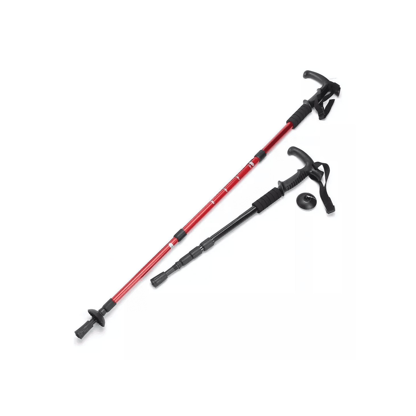 Energia - Baston Senderismo Trekking 3 Tramos Mango Antishock Retractil