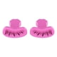 thumbnail image 3 of 2x Plantilla De Sellos Para Pestañas Con Mango Lazy DIY Plantilla De Pestañas Inferiores Rosa Roja, 3 of 5