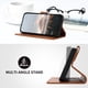 thumbnail image 2 of Funda Cartera Fibra de Carbono para iPhone 17 Pro con Soporte y Cierre Magnético Marrón, 2 of 6