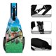 thumbnail image 3 of Animal Crossing Riñonera Bandolera con Estampado Integral para Hombres y Mujeres, Bolso Cruzado Gráfico de Tendencia, Mochila de Hombro Streetwear para Ciclismo y Deportes, Riñonera Versátil Casual, 3 of 6