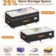 thumbnail image 2 of Organizador bajo cama con ruedas Budding Joy 80 L ajustable, 2 of 3