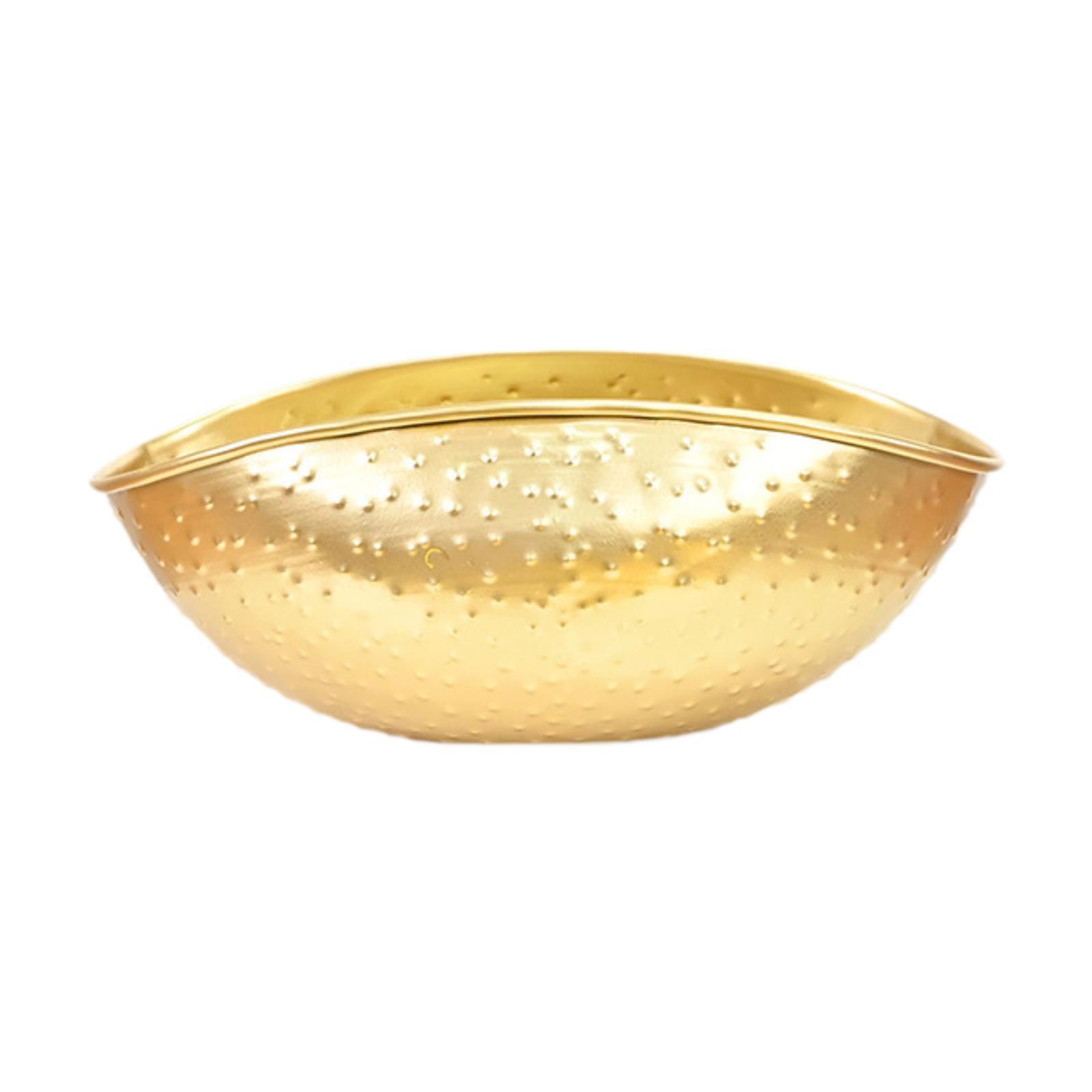 Ioensy - Maceta Con Forma De Cuenco Dorado, Regalo De Cumpleaños, Para Mueble De Tv, Sala De Estudio, Interior