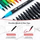 thumbnail image 2 of Art Markers Aen Art de doble punta, 36 colores, para libros de colorear para adultos, 2 of 7