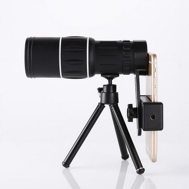Capture Every Detail with Our High-Definition 16X52 Monocular Telescope - Perfect for Bird Watching, Camping, Travel, and Life Concerts. Use with Your Mobile Phone to Take Stunning Photos!