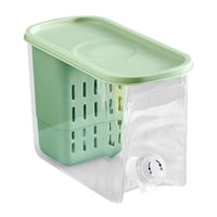 Magideal - Dispensador De Bebidas De Agua, Congelador O Mesa, Botella De Agua Fría, Jarra De Cerveza, Cubo De Agua, Tetera, Tetera Con Filtro Para Cocina Casera Verde