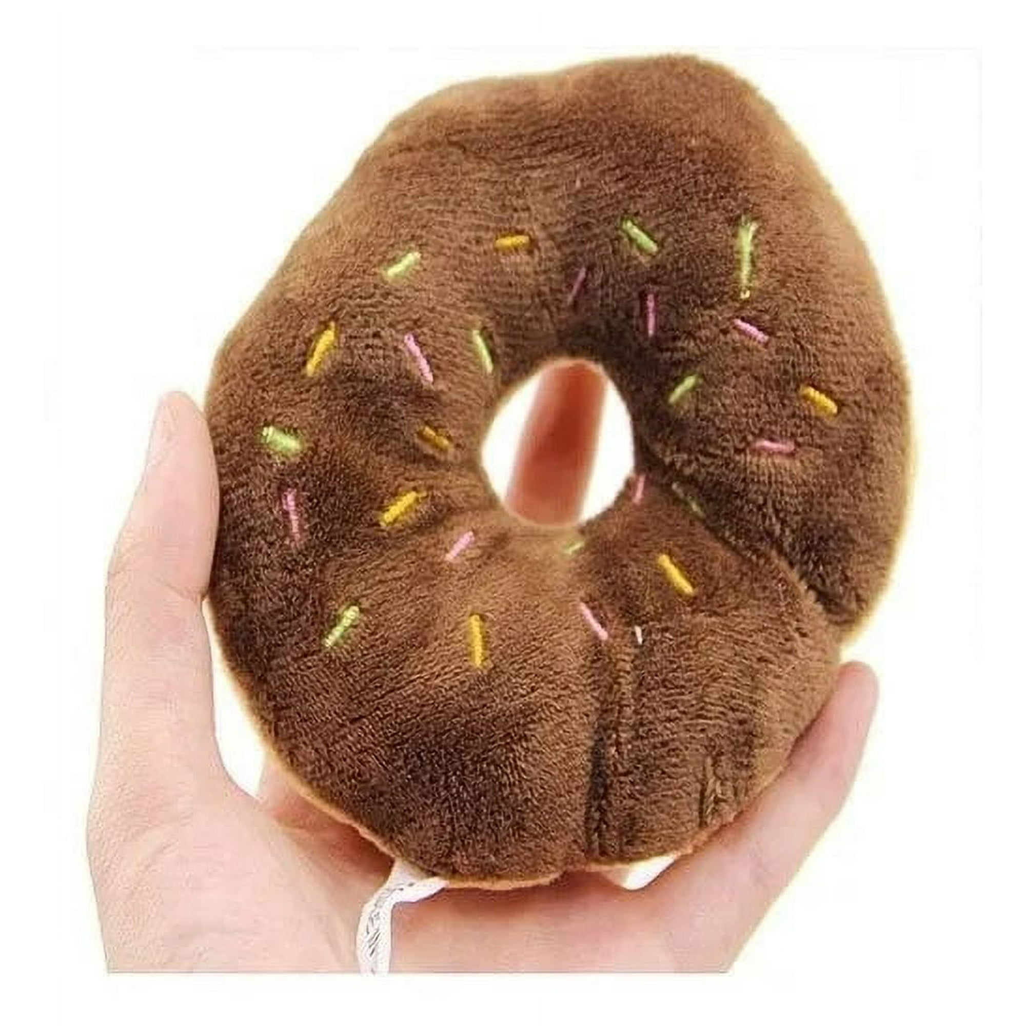 Defensor Forever - Peluche Para Mascota De Forma De Donas Con Sonido Chocolate