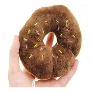 Defensor Forever - Peluche Para Mascota De Forma De Donas Con Sonido Chocolate