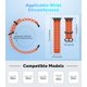 thumbnail image 2 of Correa de silicona Astorgos 180‑215 mm para Apple Watch, 2 of 7