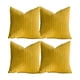 thumbnail image 1 of Set De 4 Fundas De Cojines Diseño De Maiz 45cm X 45 Cm Amarillo, 1 of 4