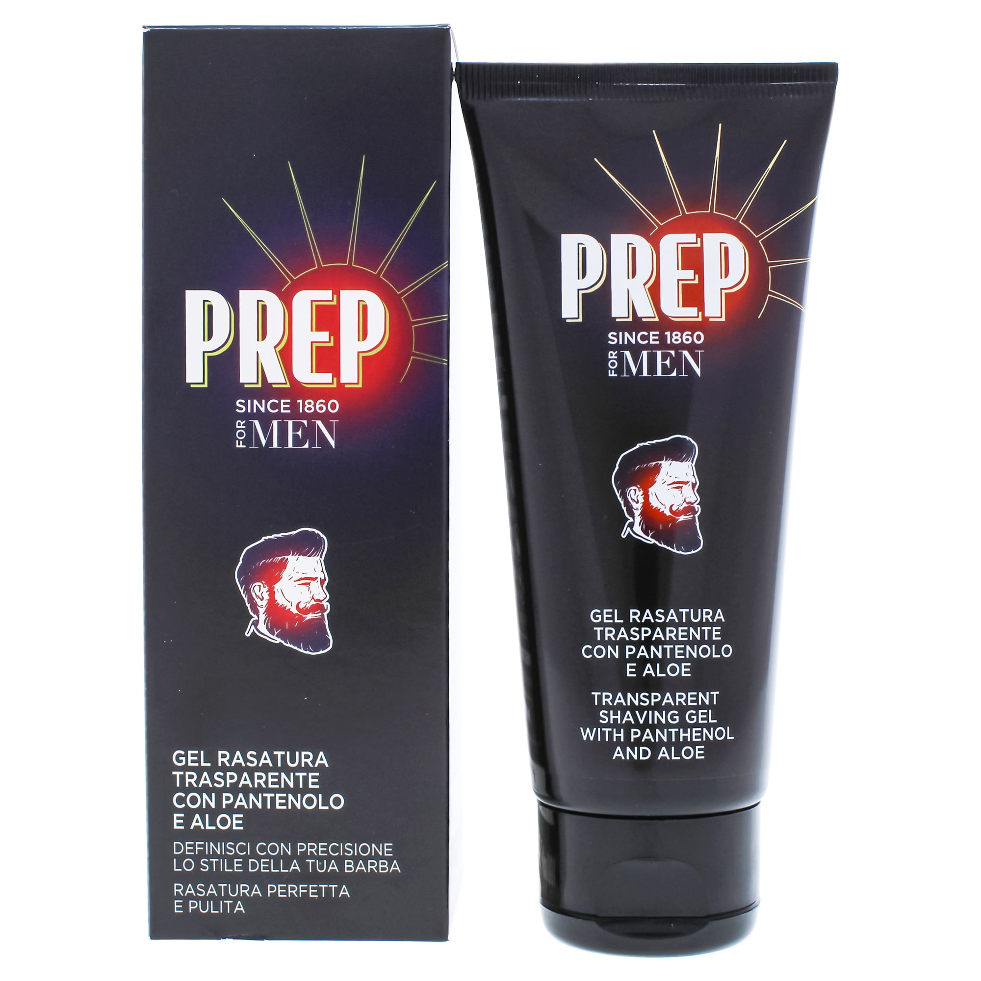 Gel De Afeitar Prep Transparente Con Pantenol Y Aloe Hombre