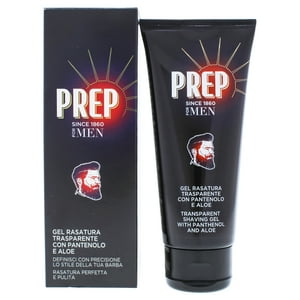 Prep - Gel De Afeitar Transparente Con Pantenol Y Aloe De Para Hombres - Gel De Afeitar