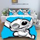 thumbnail image 1 of Stitch Printed Bedding Set Comfortable 3-Piece Pillowcase Duvet Cover Children Adult Bed Bed Sheets, 1 of 5