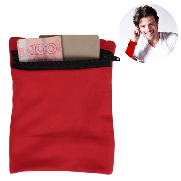 Monedero de muñeca de viaje con bolsillo con cremallera para efectivo, tarjetas y dinero. Ideal para viajar, correr, caminar y hacer senderismo.