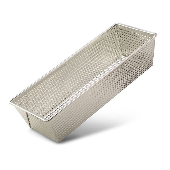 Molde Rectangular 30 Cm 1 Pieza Acero Estañada Plateado