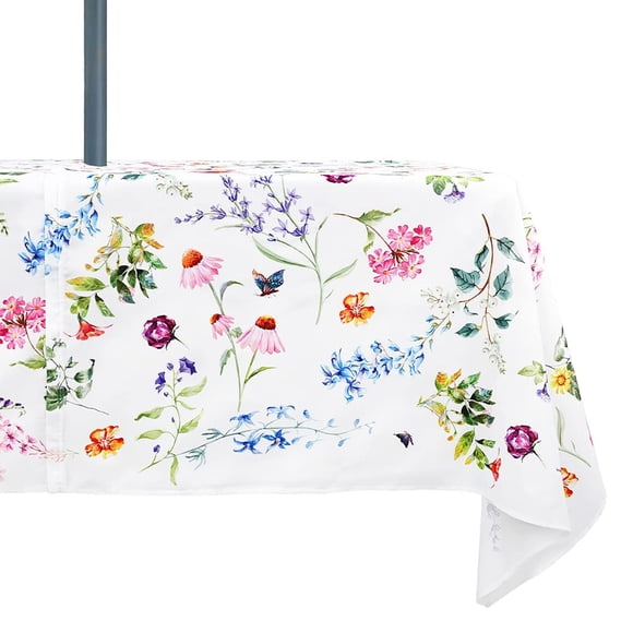 Mantel Para Exterior Con Orificio Para Sombrilla 152 X 305 Cm