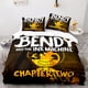 thumbnail image 2 of Bendy Duvet Cover Digital Printing Quilt Cover 3pcs Cute Bedding Set Queen King Size Comforter Cover Single Double Bedclothes, 2 of 5
